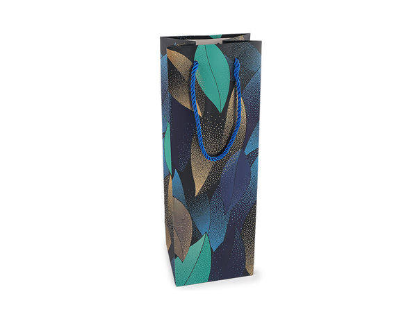 Premium Bottle Gift Bag 12 x 35 cm - Elegant Packaging Sachet for Wine & Beverage Bottles