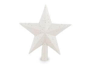 Glittering Christmas Tree Star Topper - Festive Holiday Tree Top Decoration