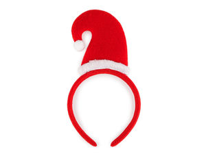 Festive Christmas Elf Headband – Red Holiday Party Accessory & Photo Booth Prop