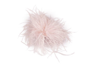 Statement Marabou Feather Brooch & Hair Clip Ornament - 13 cm Dual-Function Feather Fascinator