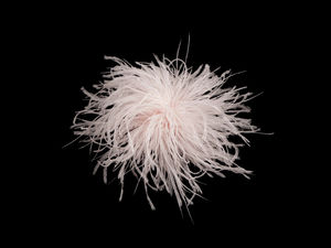 Voluminous Marabou Feather Brooch & Hair Clip (Ø15 cm)