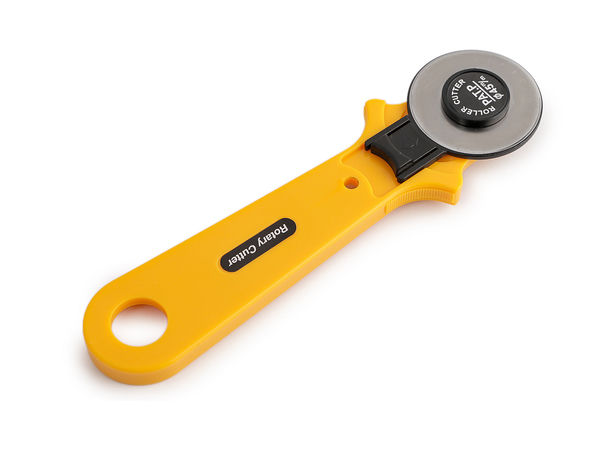 Premium 45mm Rotary Cutter with Retractable Blade for Fabric, Quilting & Sewing Crafts