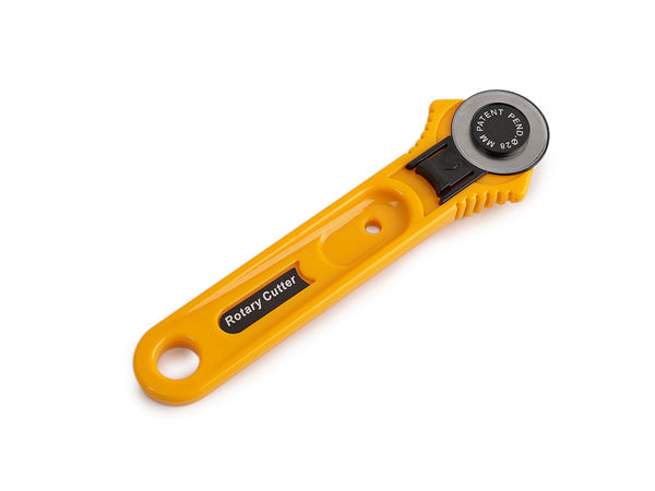 Precision 28mm Rotary Cutter with Retractable Safety Blade for Fabric & Paper Crafting
