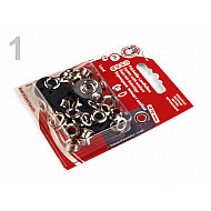 Eyelets with Washers Ø5.5 mm Non-rust, Nickel