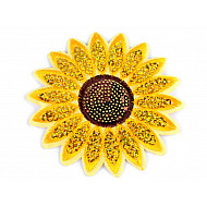 Iron-on Patch Sunflower with Sequins