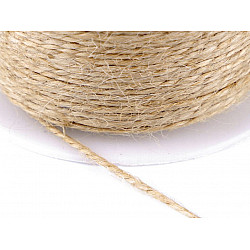 Jute String Ø1.5 mm - natural burlap, 1 Buc.