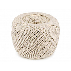 Fir bumbac / șnur macrame, 600 g - ecru