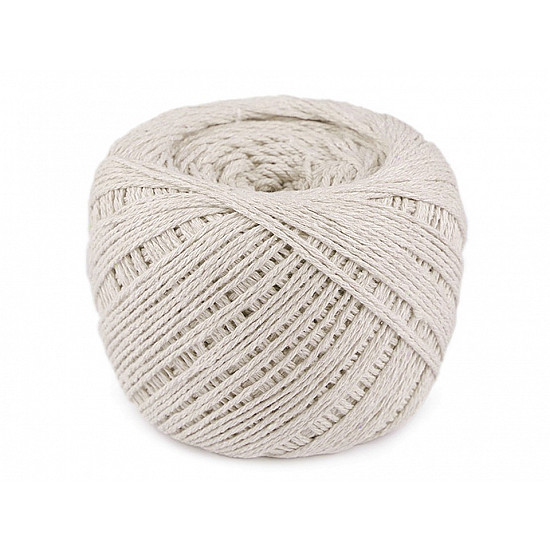 Cotton Cord / Yarn Macramé 600 g - ecru light, 1 Buc.