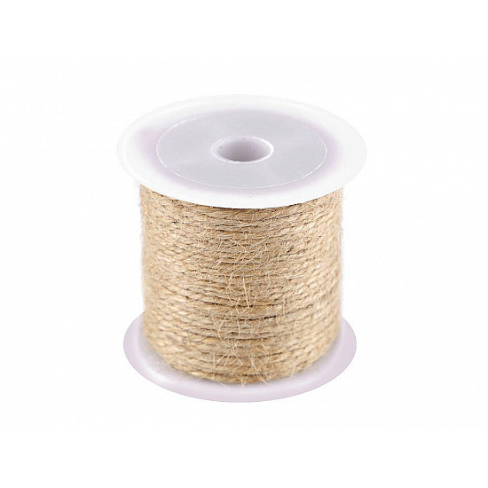 Jute String Ø1.5 mm - natural burlap, 1 Buc.