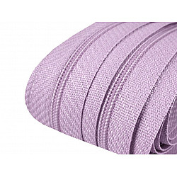 Continuous Nylon Zipper (coil) 3 mm, for sliders of POL type, Lavender Fog