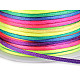 Polyester Rattail Satin Cord Rainbow Ø2mm - Rainbow