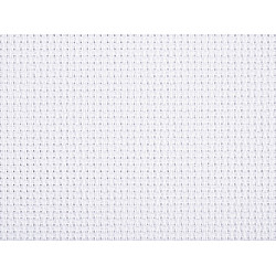 Cross Stitch Canvas Kanava width 140 cm - white, 1 ml.