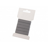 Herringbone Twill Tape width 10 mm (card 3 m) - grey