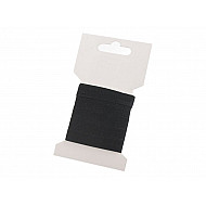 Herringbone Twill Tape width 10 mm (card 3 m) - black