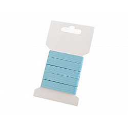 Herringbone Twill Tape width 10 mm (card 3 m) - turquoise