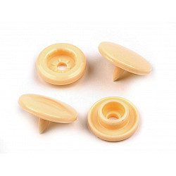 Plastic Snap Fastener size 12 mm, cream