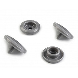 Plastic Snap Fastener size 12 mm, dove grey