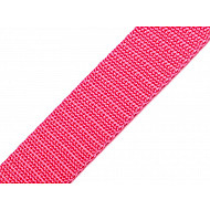 Polypropylene Webbing width 25 mm, pink