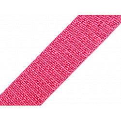 Polypropylene Webbing width 25 mm, pink