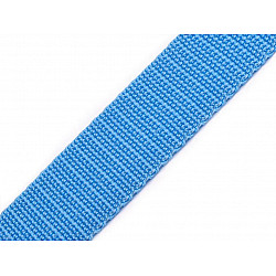 Polypropylene Webbing width 25 mm, blue strong