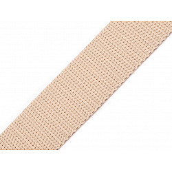 Polypropylene Webbing width 25 mm, light beige