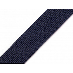 Polypropylene Webbing width 25 mm, blue-gray dark