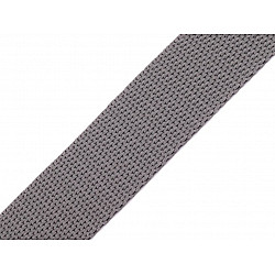 Polypropylene Webbing width 25 mm, gray