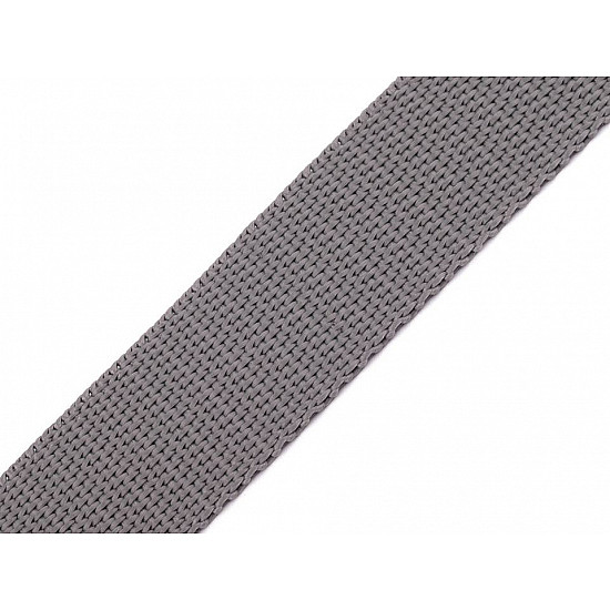 Polypropylene Webbing width 25 mm, gray