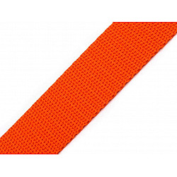 Polypropylene Webbing width 25 mm, orange