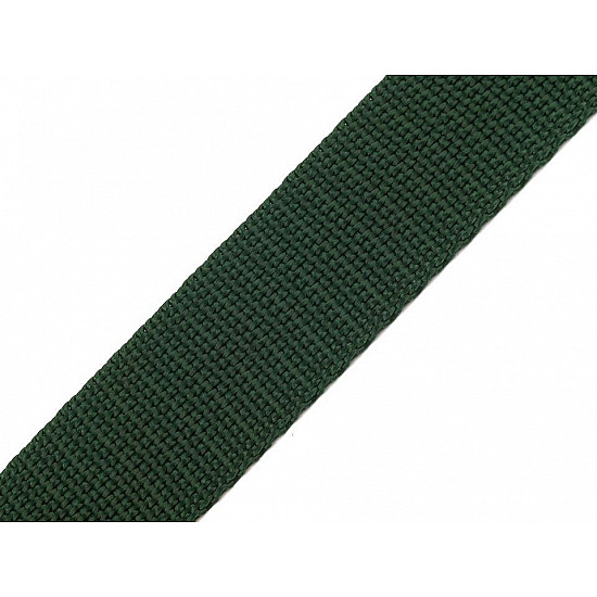 Polypropylene Webbing width 25 mm, moss green