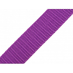 Polypropylene Webbing width 25 mm, purple