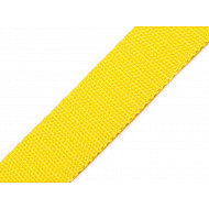 Polypropylene Webbing width 25 mm, yellow