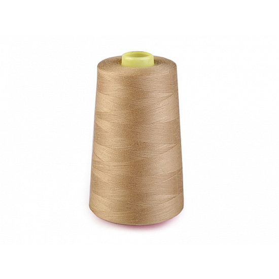 Polyester Thread length 5000 yards PES 40/2, Beige