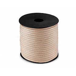 Polyester Cord Ø4 mm (roll 25 m) - beige camel