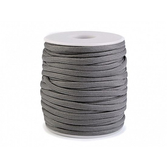 Polyester Cord Ø4 mm (roll 25 m) - gray