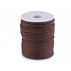 Polyester Cord Ø4 mm (roll 25 m) - brown