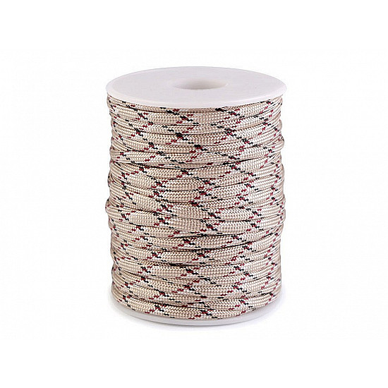 Parachute Cord / Paracord Ø4 mm (roll 5 m) - natural brown