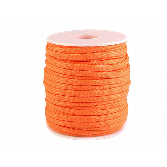 Polyester Cord Ø4 mm (roll 25 m) - orange