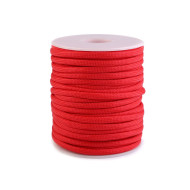 Polyester Cord Ø4 mm (roll 25 m) - red