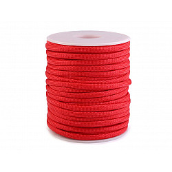 Polyester Cord Ø4 mm (roll 25 m) - red