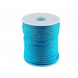 Polyester Cord Ø4 mm (roll 25 m) - turquoise