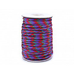 Parachute Cord / Paracord Ø4 mm - violet - red, 5 ml.