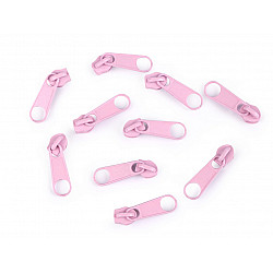 Slider for Nylon Zippers 3 mm for POL type, Candy Pink