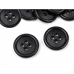 Button size 24', black, 20 pc.