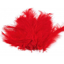 Ostrich Feathers length 9-18 cm, red