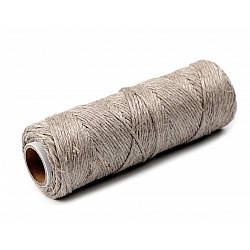 Linen String Ø2 mm (roll 50 m) - burlap