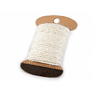 Jute String Ø2 mm (card 10 m) - ecru light