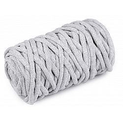 Cord / Yarn Ø9 mm, full - very light grey, 50 ml.