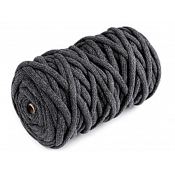 Cord / Yarn Ø9 mm, full - dimgrey, 50 ml.