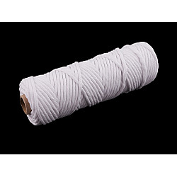 Cotton Cord Macrame Ø5 mm (roll 50 m) - white